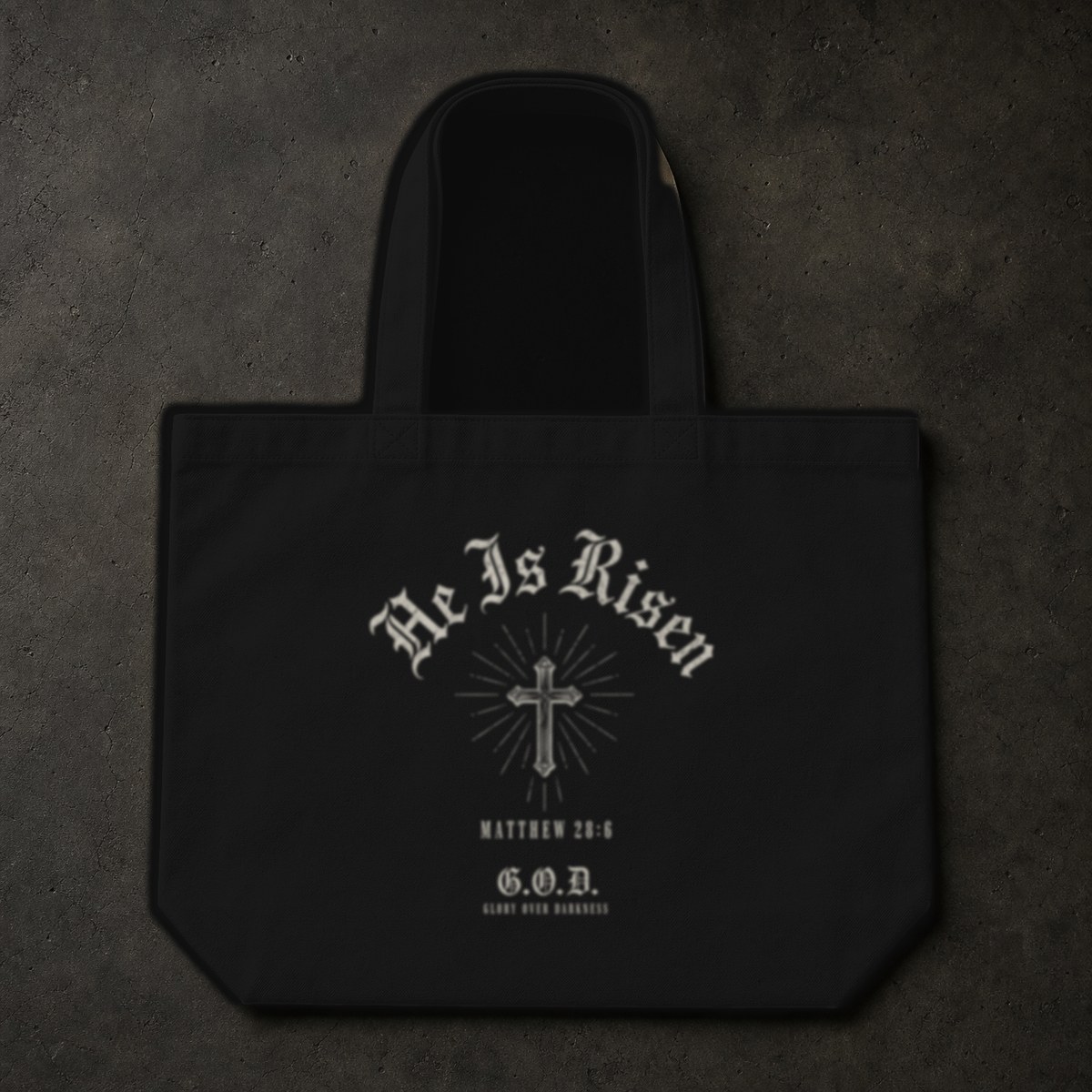 HE IS RISEN Tote