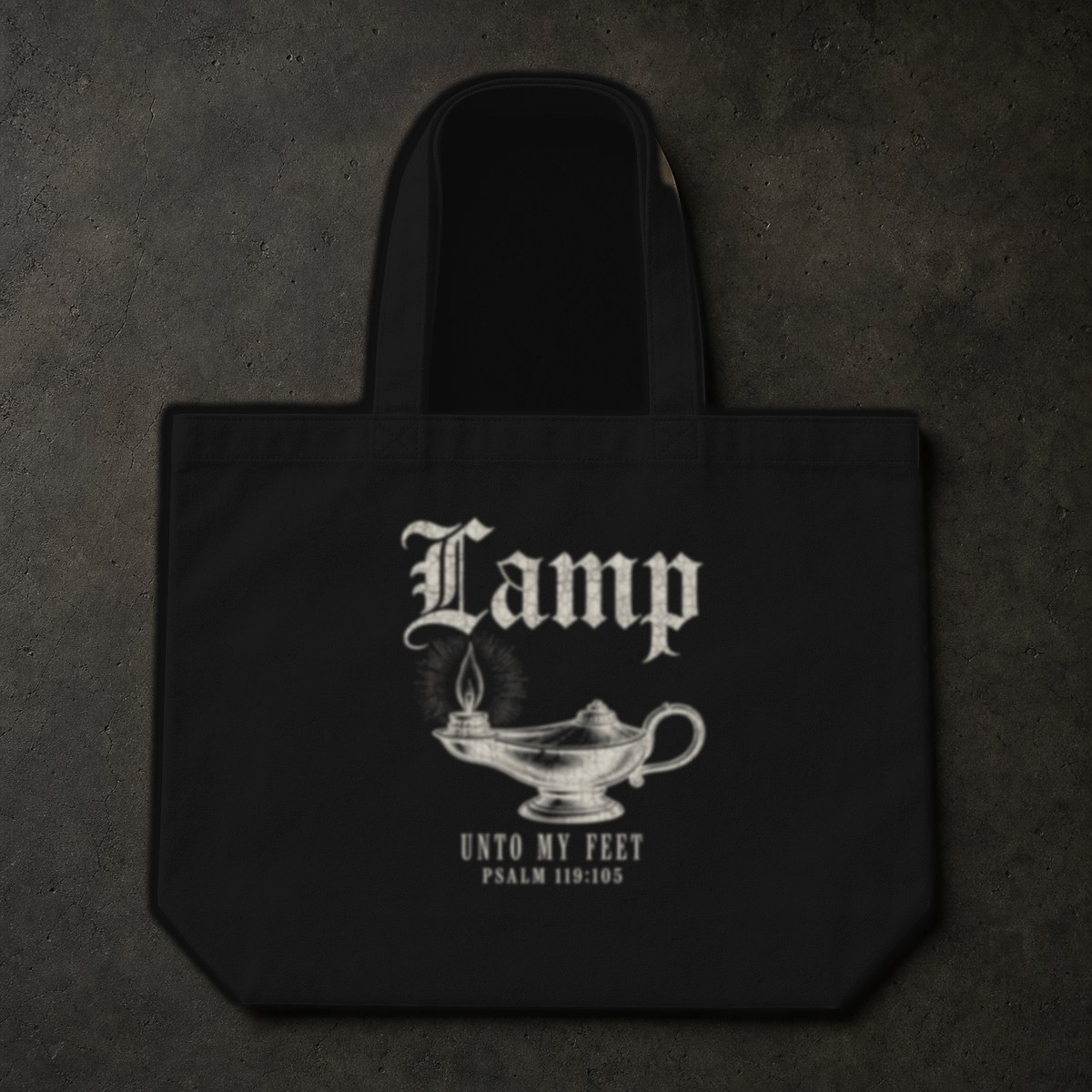 LAMP UNTO MY FEET TOTE
