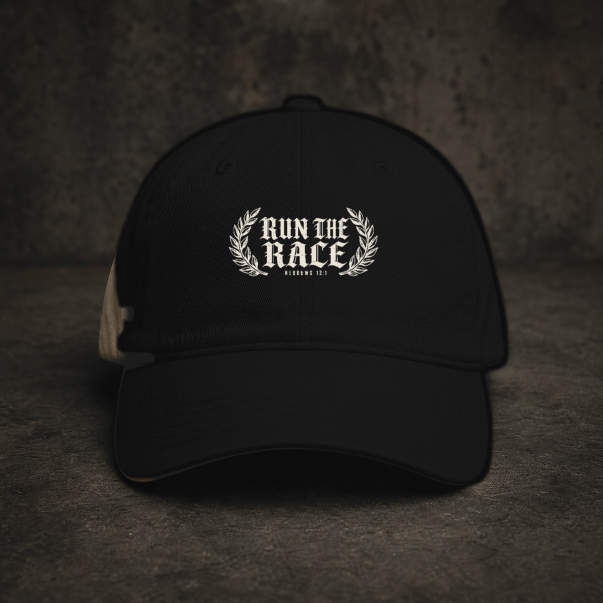 RUN THE RACE DAD HAT