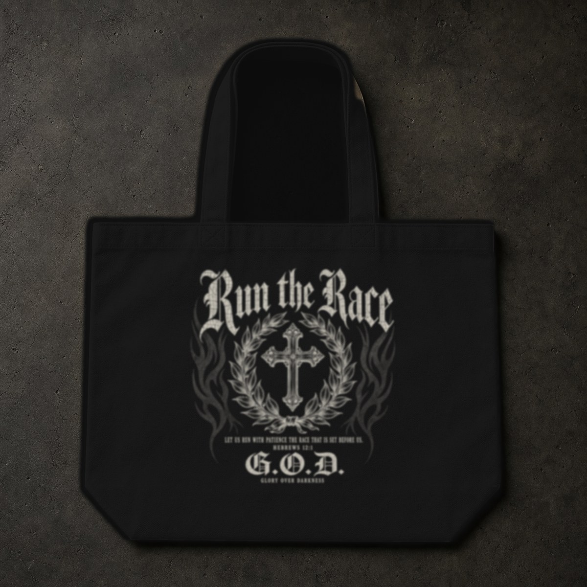RUN THE RACE TOTE