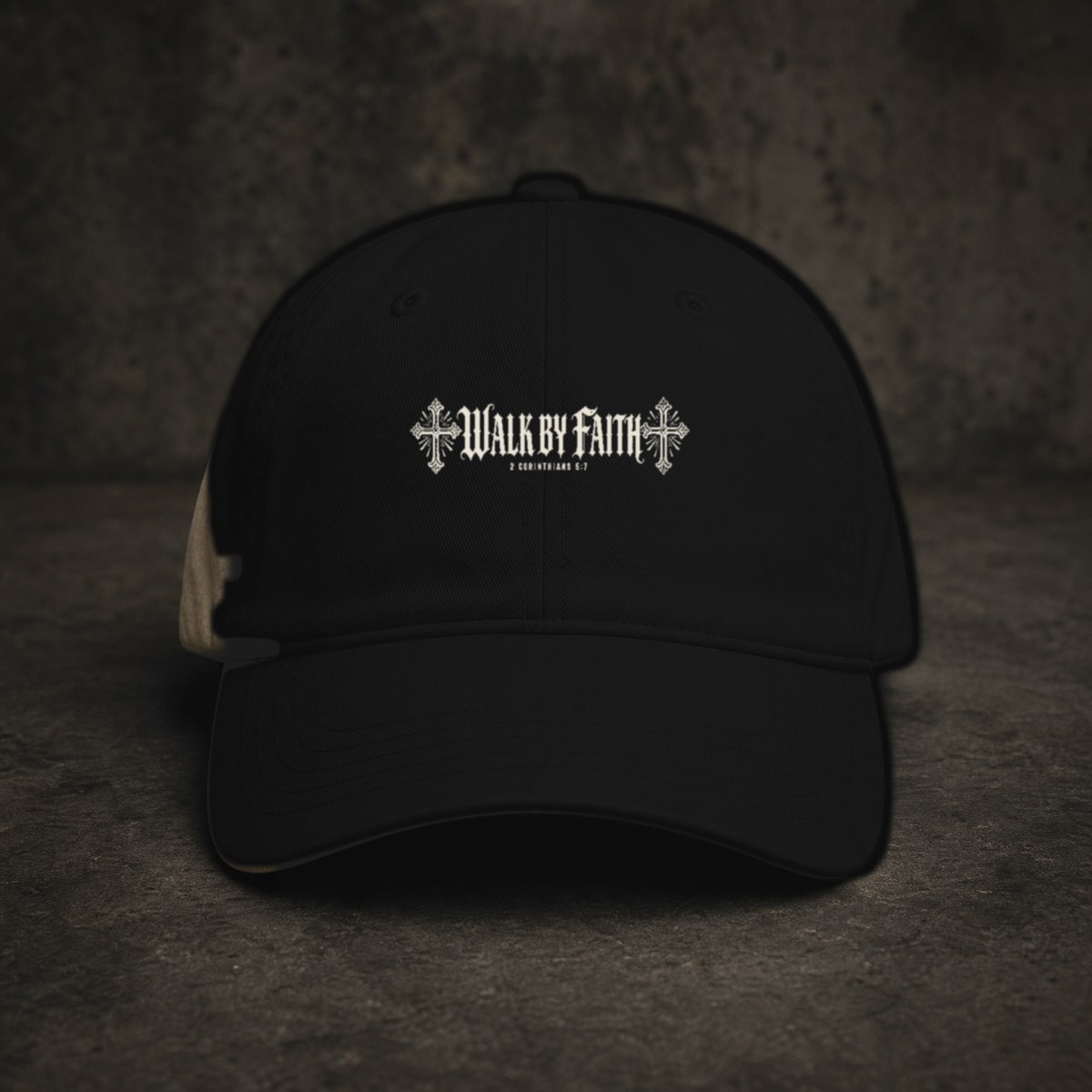 WALK BY FAITH DAD HAT
